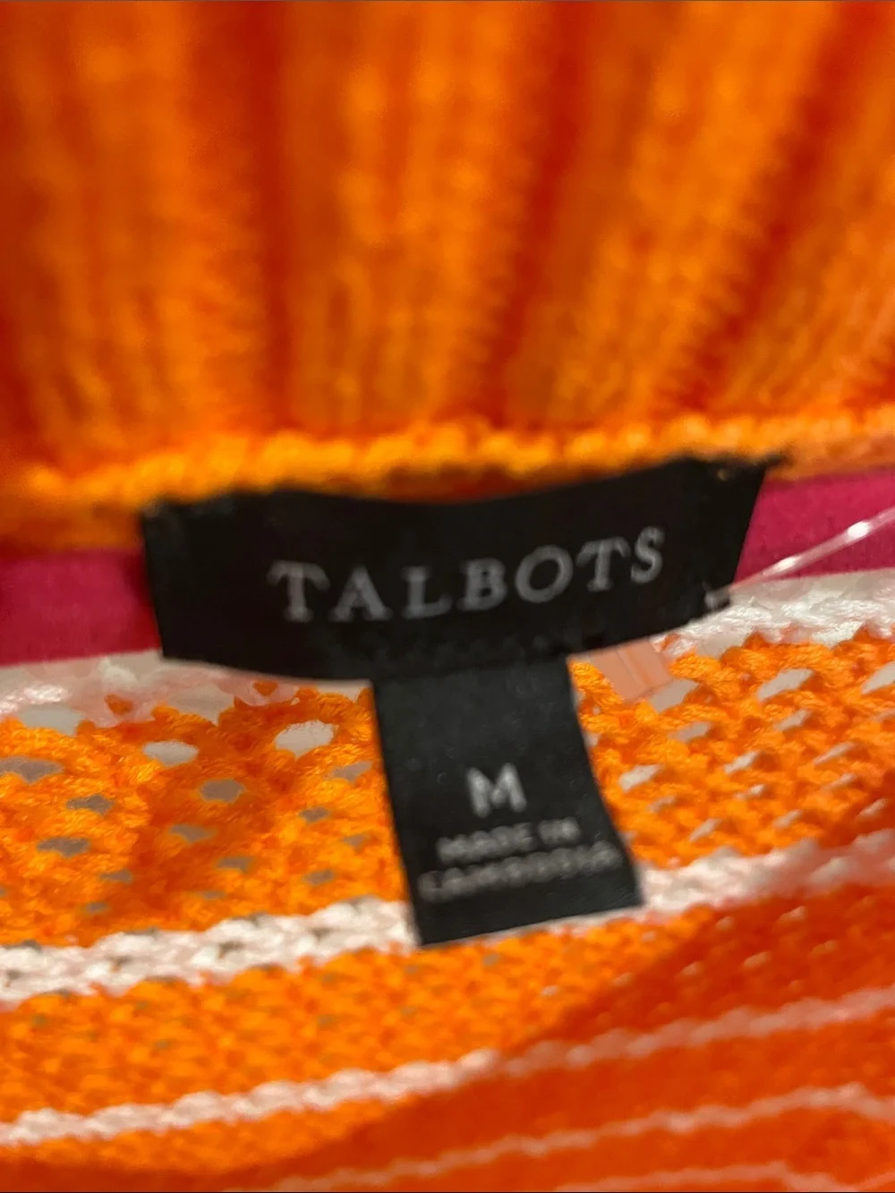 Talbots Open Knit Sweater